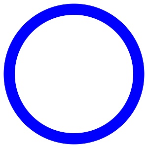 Cercle bleu